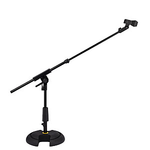 Hercules MS120B PRO Low Profile Mic Stand with Telescoping Boom 